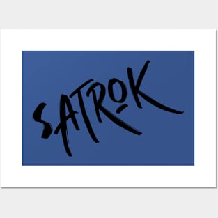 Satrok Brand (Black) Posters and Art